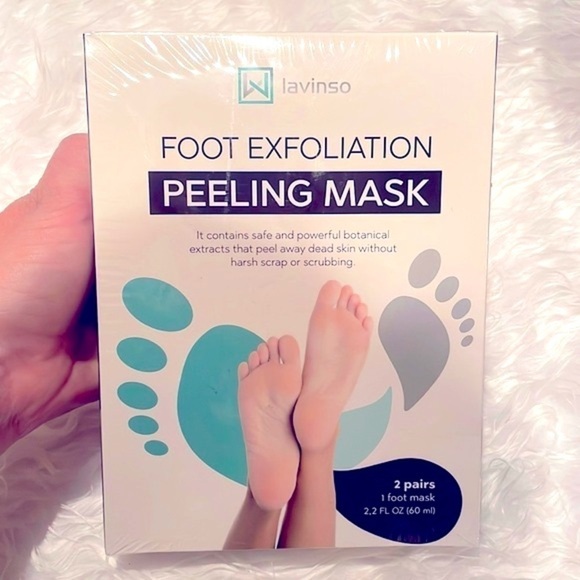 Brand New 2 Pack Soft Baby Feet Foot Peel Mask Dead Skin Remover Exfoliating - Picture 1 of 9